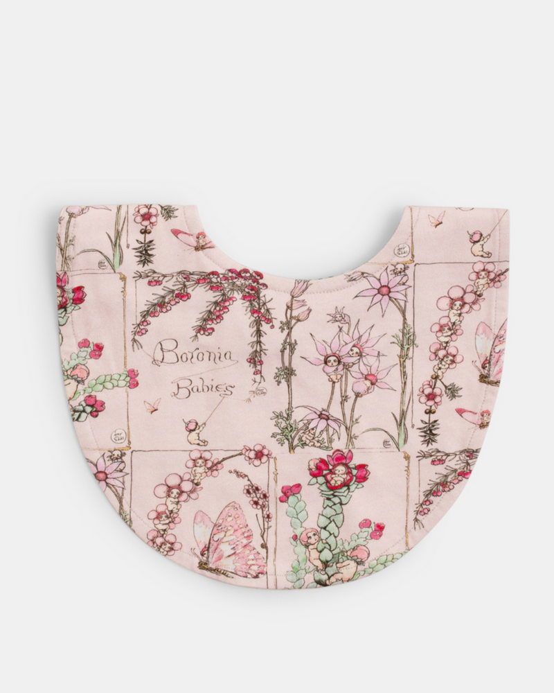 MAY GIBBS BROOKLYN BIB - FLORAL BABIES