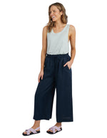 BILLIE WIDE LEG PANT - DARK SAPPHIRE