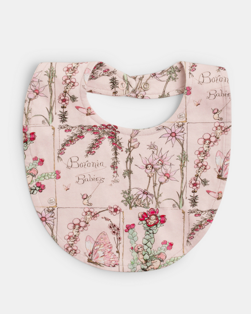 MAY GIBBS BROOKLYN BIB - FLORAL BABIES