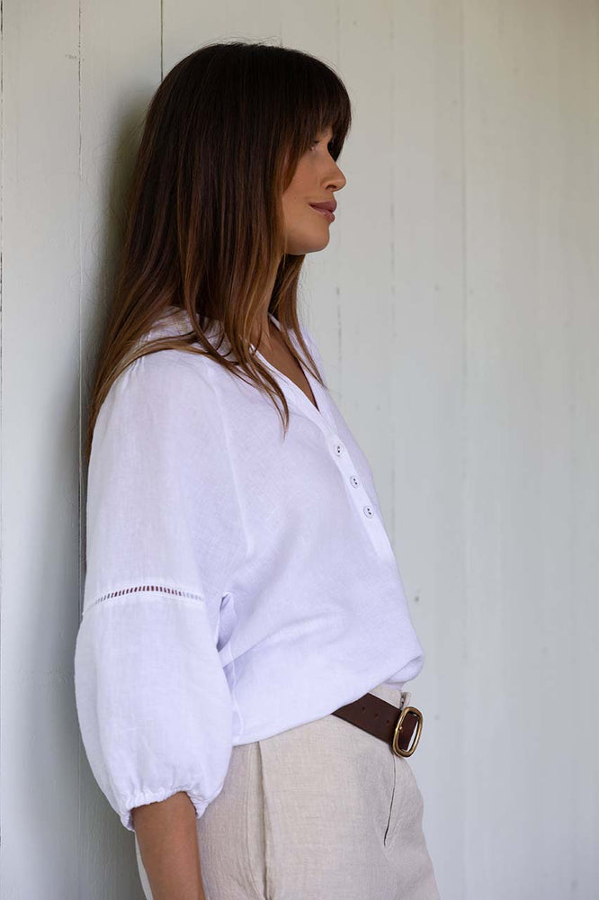 AMBROSIA BLOUSE - WHITE