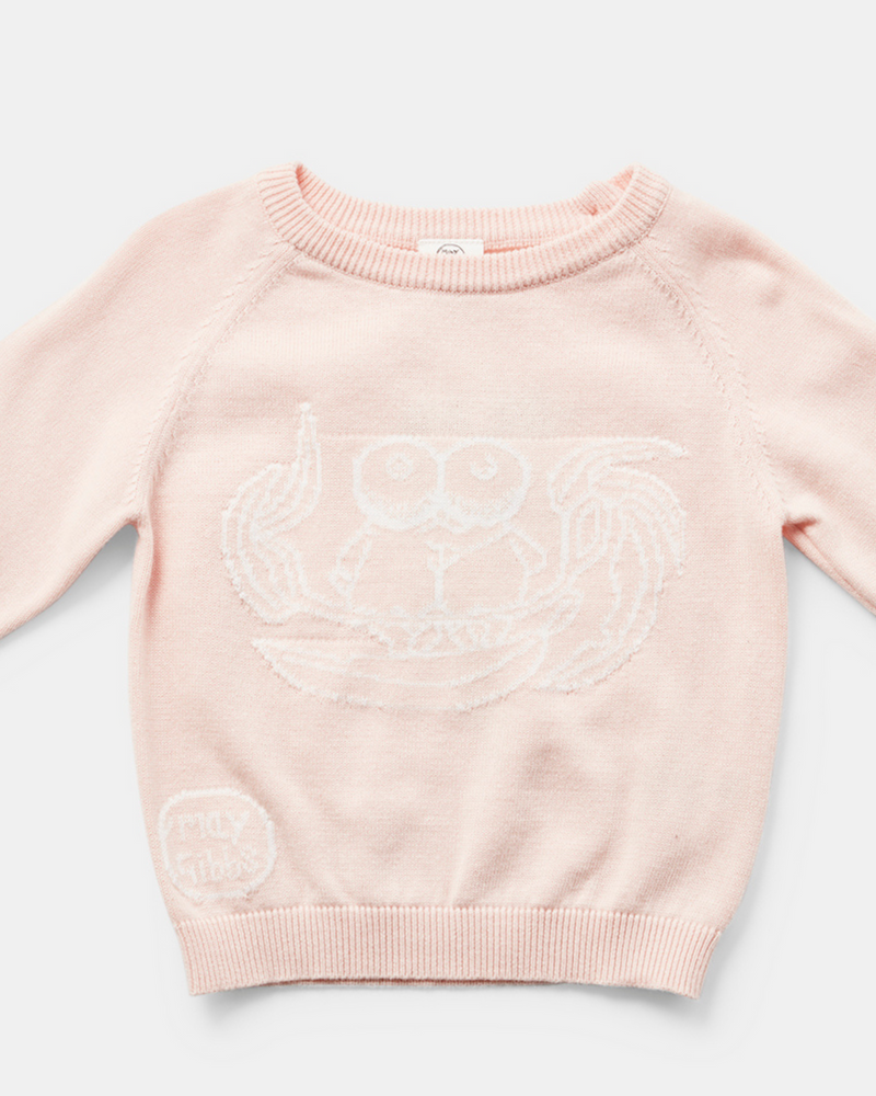 MAY GIBBS WINTER LIGHT JUMPER - LIGHT PINK