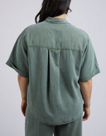 BLISS WASHED SHIRT - CLOVER