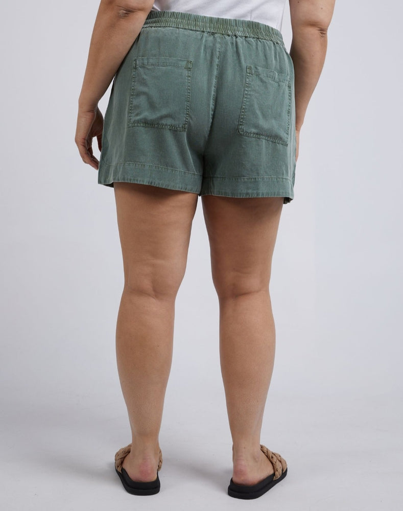 BLISS WASHED SHORT - CLOVER