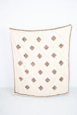 DIAMONDS ARE FOREVER THROW - TAUPE