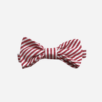 BOW TIE - RED PINSTRIPE