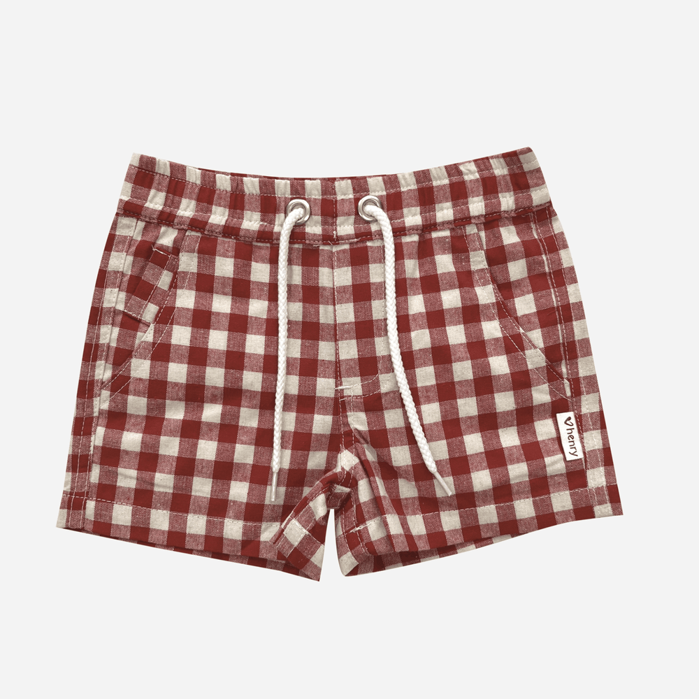 SONNY SHORTS - RED CHECK