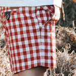 SONNY SHORTS - RED CHECK