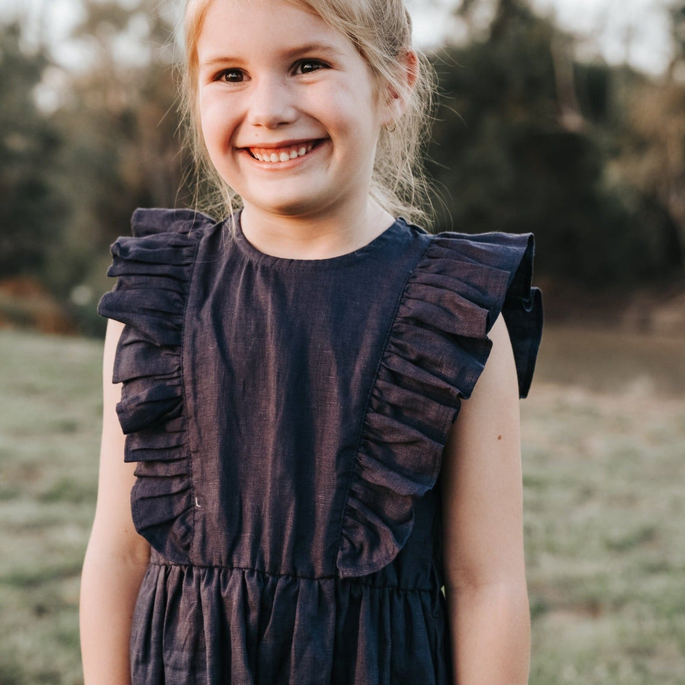 FLORENCE DRESS - NAVY