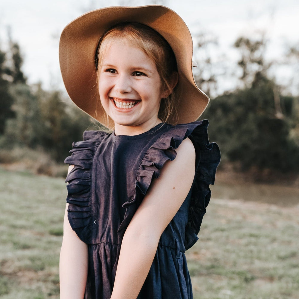 FLORENCE DRESS - NAVY