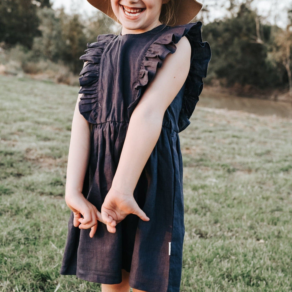 FLORENCE DRESS - NAVY