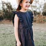 FLORENCE DRESS - NAVY