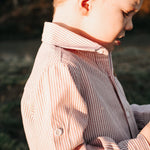 DRESS SHIRT - RED PINSTRIPE