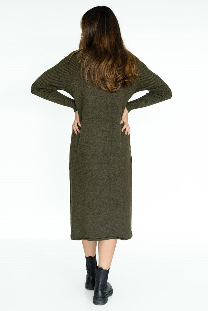 SOIREE DRESS - MOSS