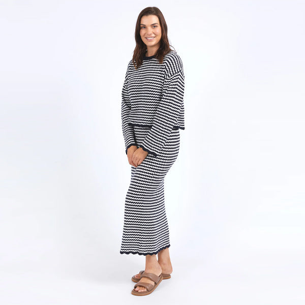 ROSIE STRIPE SKIRT