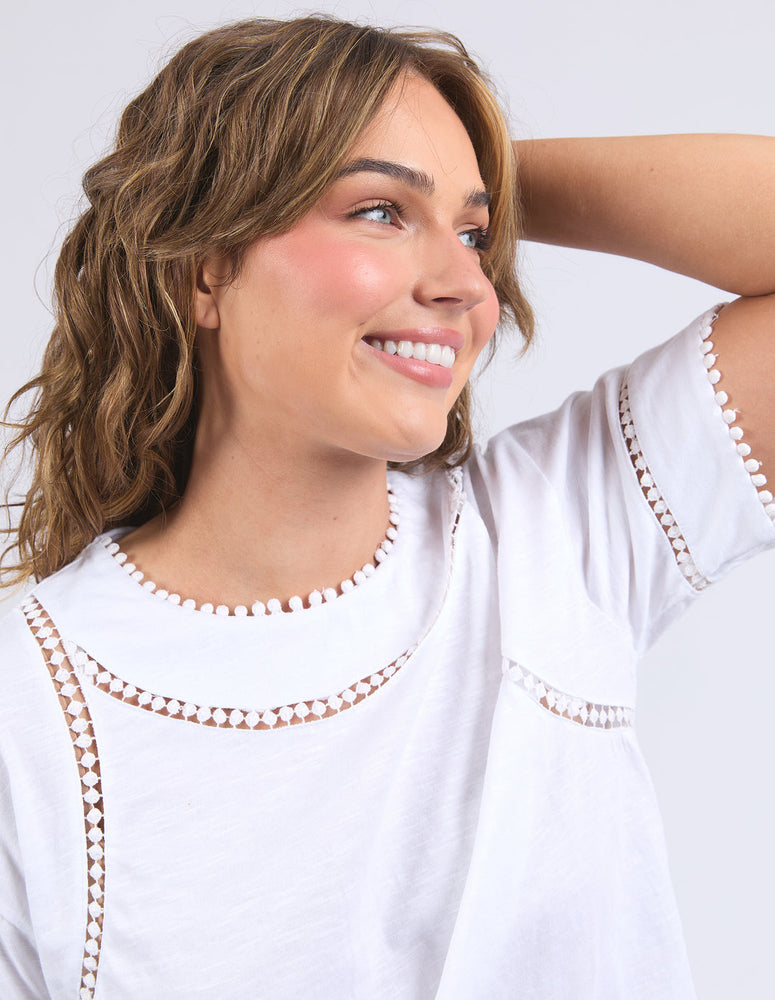 ABAGAIL TOP - WHITE