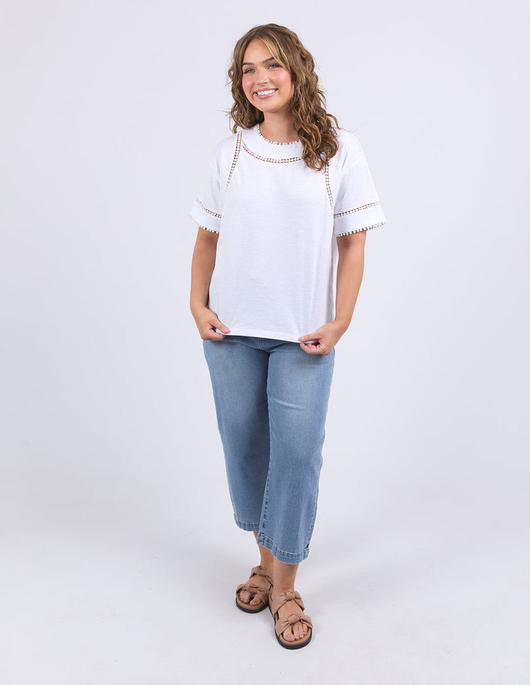 ABAGAIL TOP - WHITE