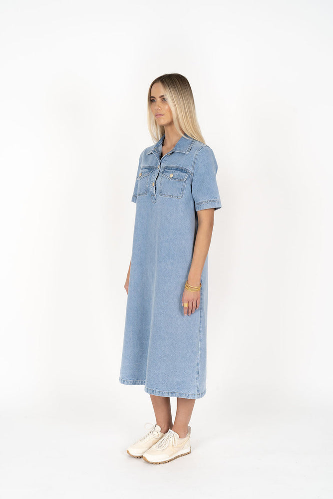 AMICI DRESS - CLOUD BLUE