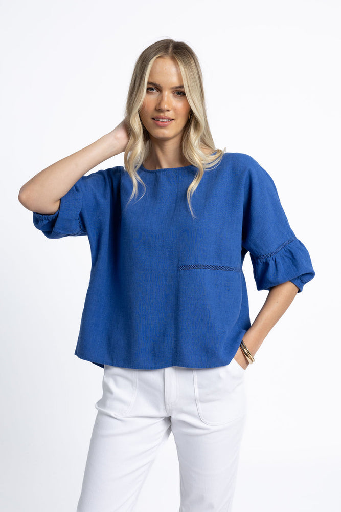 MILLIE TOP - ROYAL BLUE