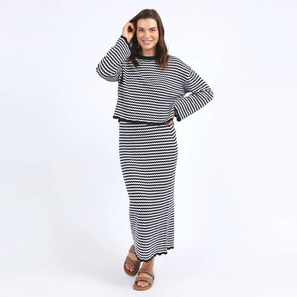 ROSIE STRIPE SKIRT