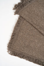 FRINGE WRAP- HAZELNUT