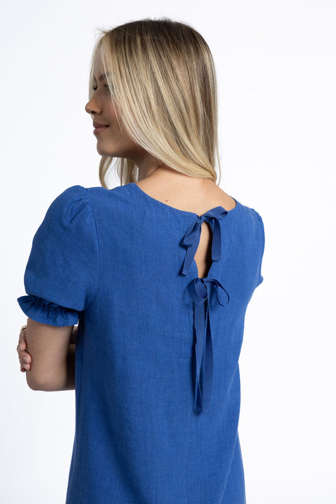SANA SHIFT DRESS - ROYAL BLUE