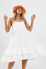 POTENZA DRESS - WHITE