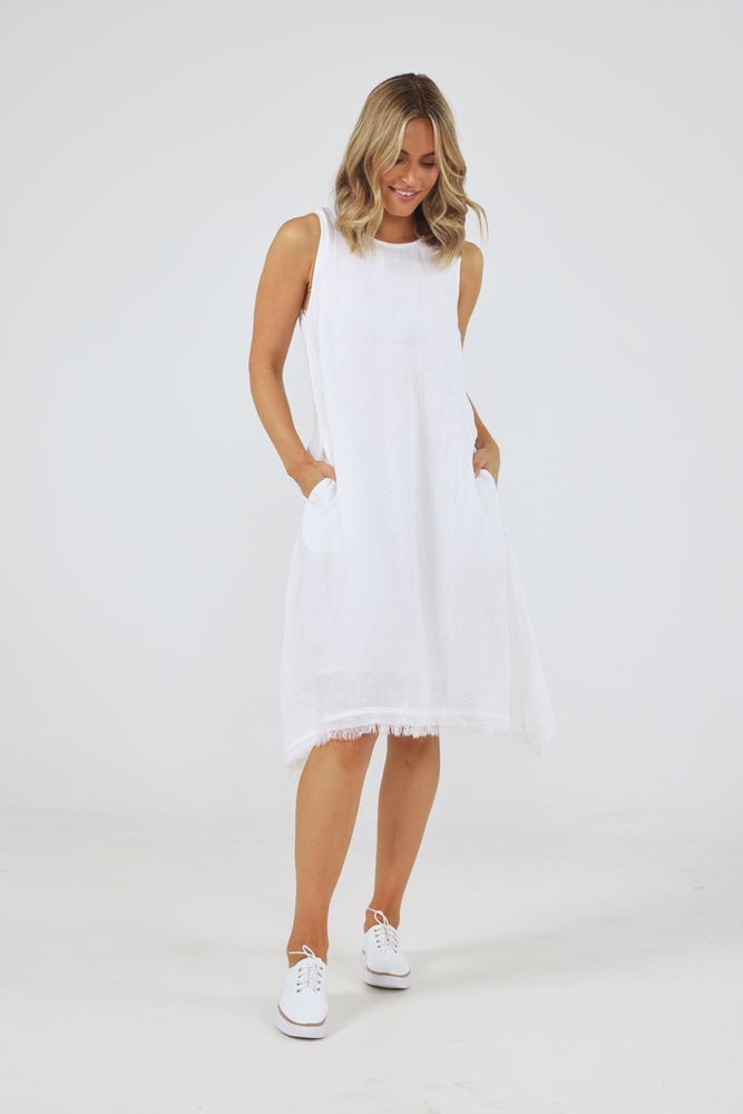 MIRANDA DRESS - WHITE