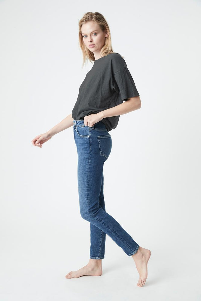 SCARLETT HIGH RISE JEANS - MID BRUSHED LA VINTAGE