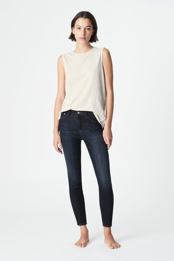 TESS HIGH RISE SKINNY JEANS - DEEP SUPERSOFT