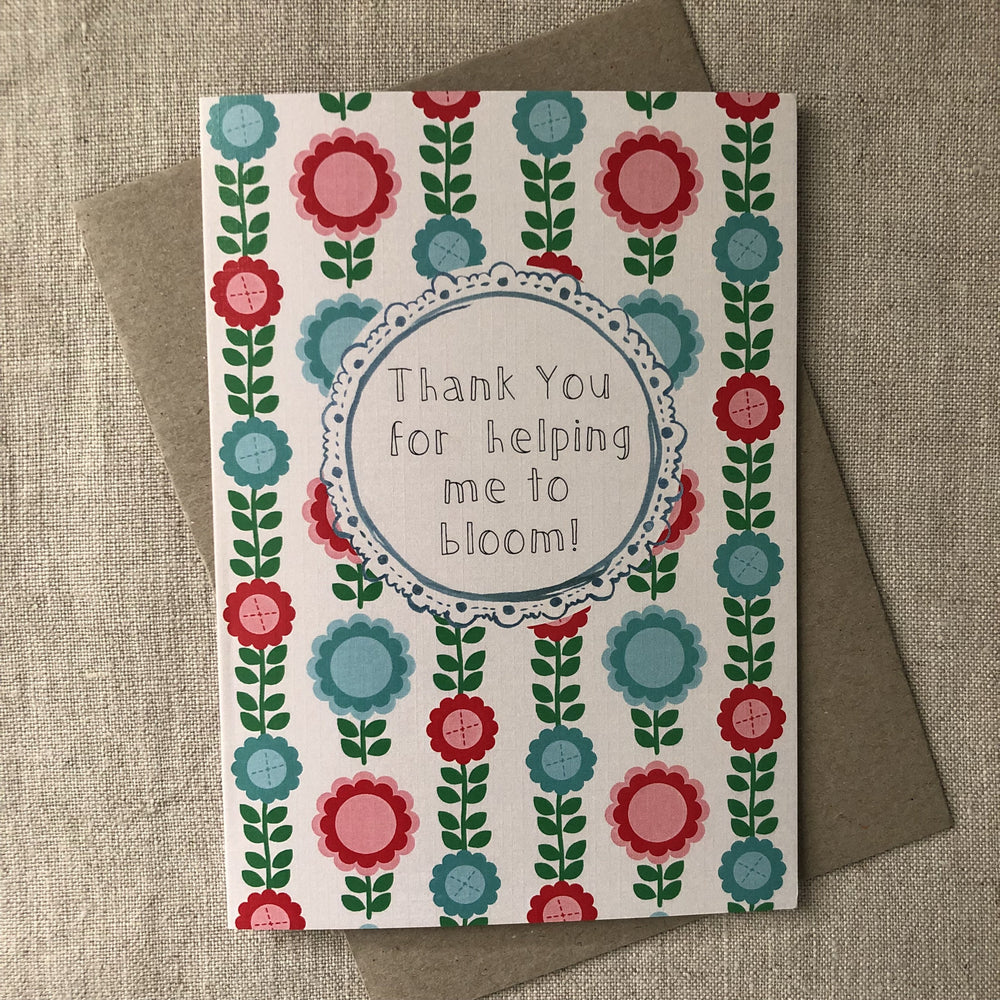 STUDENT BLOOMS CARD