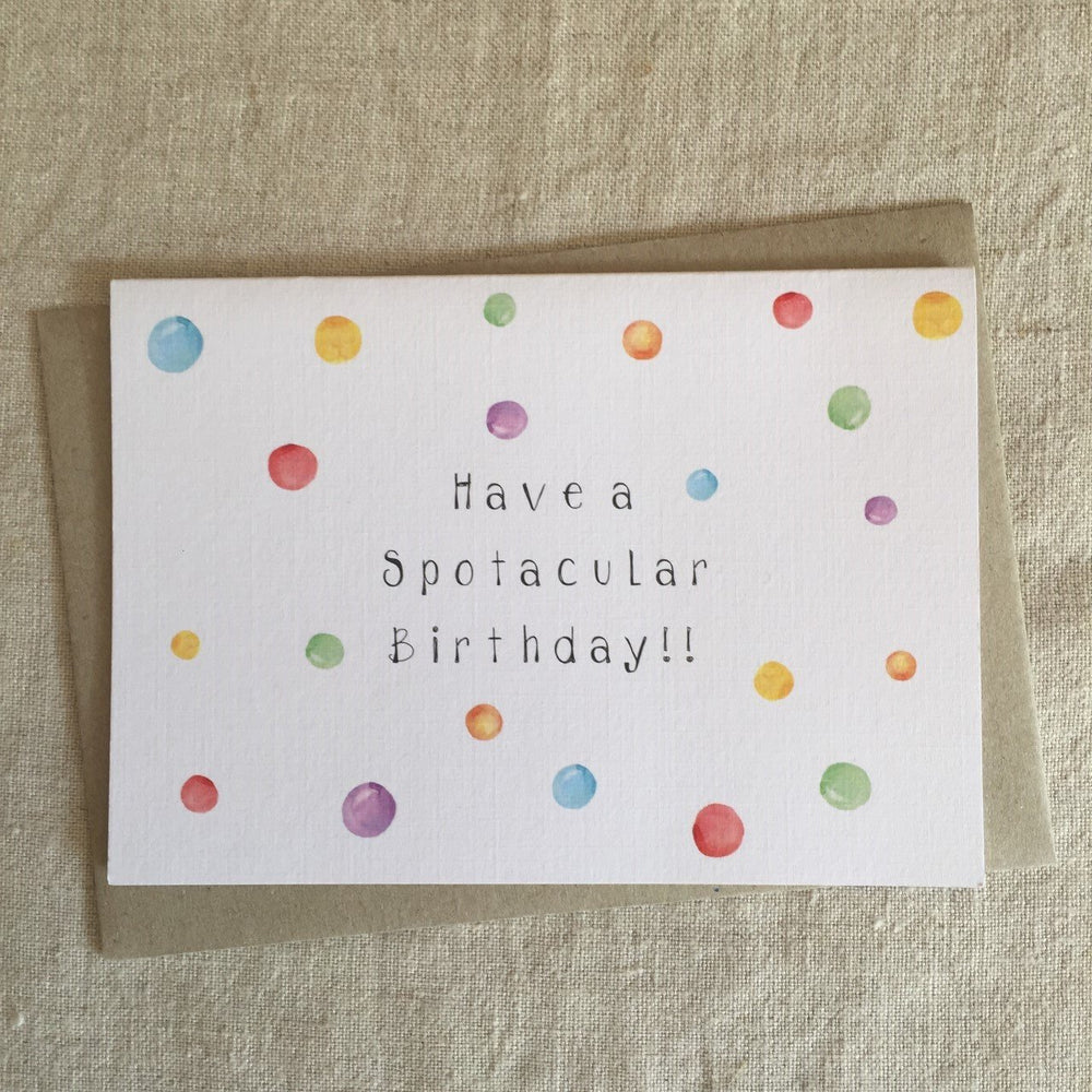 SPOTACULAR BIRTHDAY CARD