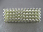 FAUX PEARL RECTANGLE CLIP