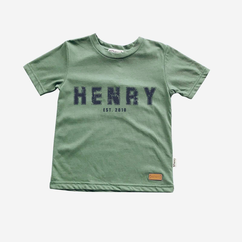 CLASSIC HENRY TEE - GREEN