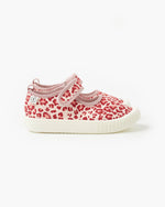 MARY JANE CANVAS - PINK LEOPARD
