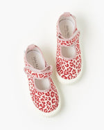 MARY JANE CANVAS - PINK LEOPARD